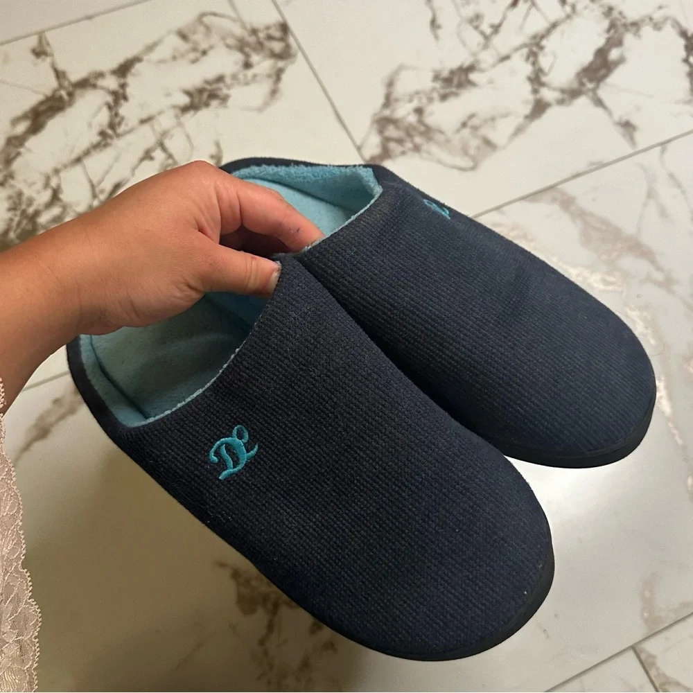 DL Mens Memory Foam Slippers Comfortable House Slippers For Men